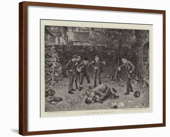 An Affair of Honour-Ludwig Knaus-Framed Giclee Print