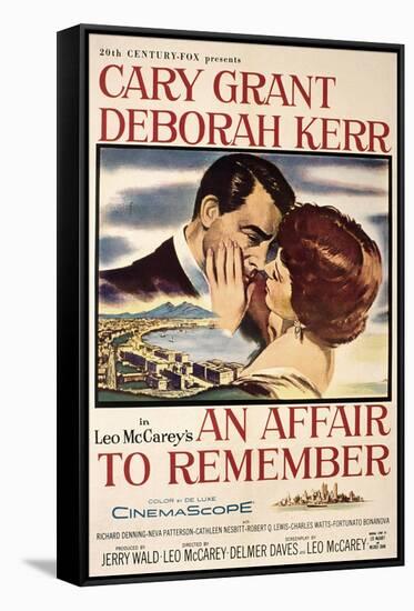 An Affair to Remember, Cary Grant, Deborah Kerr, 1957-null-Framed Stretched Canvas