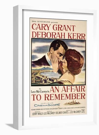 An Affair to Remember, Cary Grant, Deborah Kerr, 1957-null-Framed Art Print