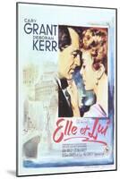 An Affair to Remember, Spanish Movie Poster, 1957-null-Mounted Art Print