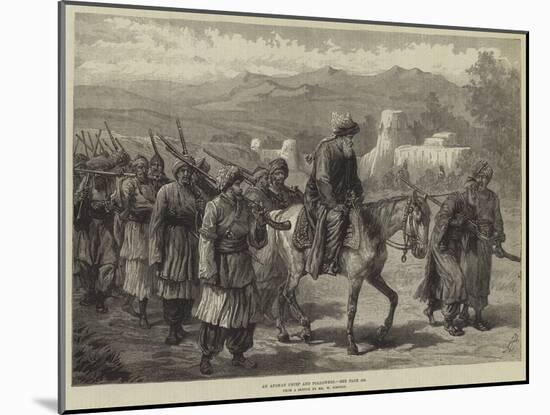 An Afghan Chief and Followers-William 'Crimea' Simpson-Mounted Giclee Print