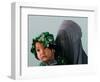 An Afghan Mother Waits with Her Daughter Before Attending Medical Care-null-Framed Photographic Print