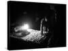 An Afghan Vendor Sells Eggs by Lantern Light-null-Stretched Canvas