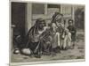 An Afghan Village Scene-Frank Dadd-Mounted Giclee Print