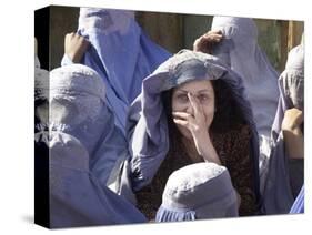 An Afghan Widow-null-Stretched Canvas