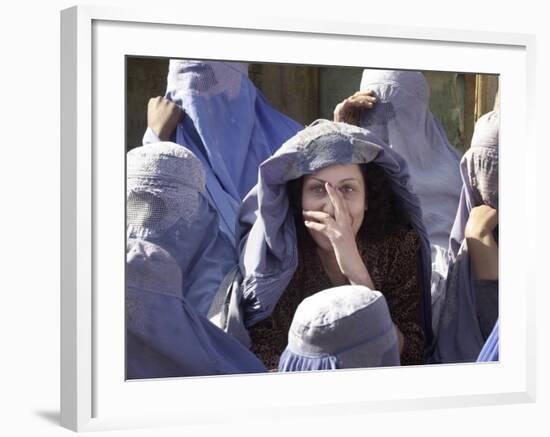 An Afghan Widow-null-Framed Photographic Print