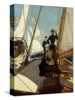 An Afternoon at Sea-Albert Lynch-Stretched Canvas