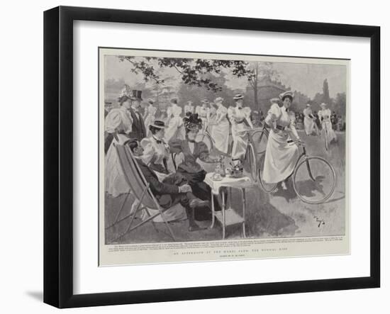 An Afternoon at the Wheel Club, the Musical Ride-null-Framed Giclee Print