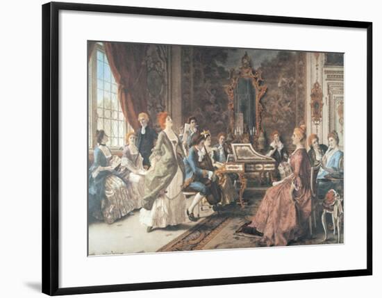 An Afternoon Concert-Arturo Ricci-Framed Art Print