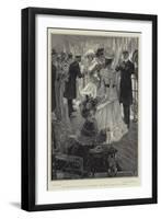 An Afternoon Dance in a Battleship, the Guests Arriving on Board-Frank Craig-Framed Giclee Print