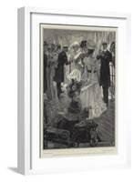 An Afternoon Dance in a Battleship, the Guests Arriving on Board-Frank Craig-Framed Giclee Print