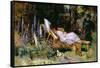 An Afternoon Nap-Harry Mitten Wilson-Framed Stretched Canvas