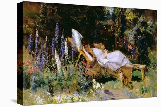 An Afternoon Nap-Harry Mitten Wilson-Stretched Canvas