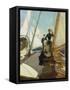 An Afternoon on the Sailing Boat-Albert Lynch-Framed Stretched Canvas