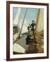 An Afternoon on the Sailing Boat-Albert Lynch-Framed Giclee Print