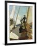 An Afternoon on the Sailing Boat-Albert Lynch-Framed Giclee Print