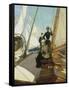 An Afternoon on the Sailing Boat-Albert Lynch-Framed Stretched Canvas