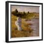 An Afternoon Stroll, C.1890-95-William Merritt Chase-Framed Giclee Print