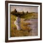 An Afternoon Stroll, C.1890-95-William Merritt Chase-Framed Giclee Print