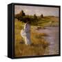 An Afternoon Stroll, C.1890-95-William Merritt Chase-Framed Stretched Canvas