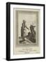 An Aged Man Standing on the Brink of a Grave-null-Framed Giclee Print