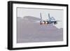 An Aggressor F-15C Eagle of the U.S. Air Force Taking Off-Stocktrek Images-Framed Photographic Print