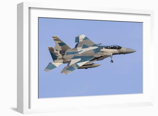 An Aggressor F-15C Eagle of the U.S. Air Force-Stocktrek Images-Framed Photographic Print