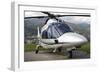 An Agustawestland A109 Power Elite Helicopter-null-Framed Photographic Print