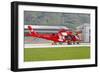 An Agustawestland Aw109 Helicopter of the Swiss Air Rescue-null-Framed Photographic Print
