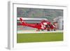 An Agustawestland Aw109 Helicopter of the Swiss Air Rescue-null-Framed Photographic Print