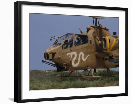 An AH-1S Tzefa Attack Helicopter of the Israeli Air Force-Stocktrek Images-Framed Photographic Print