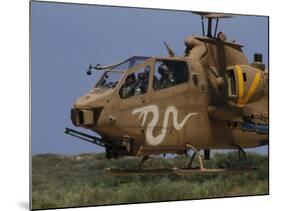 An AH-1S Tzefa Attack Helicopter of the Israeli Air Force-Stocktrek Images-Mounted Photographic Print