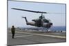 An Ah-1W Super Cobra Takes Off from the Flight Deck of USS Kearsarge-null-Mounted Photographic Print