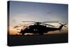 An Ah-2 Sabre at Sunset in Natal, Brazil-Stocktrek Images-Stretched Canvas
