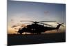 An Ah-2 Sabre at Sunset in Natal, Brazil-Stocktrek Images-Mounted Photographic Print