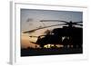 An Ah-2 Sabre at Sunset in Natal, Brazil-Stocktrek Images-Framed Photographic Print