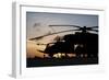 An Ah-2 Sabre at Sunset in Natal, Brazil-Stocktrek Images-Framed Photographic Print