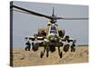An AH-64A Peten Attack Helicopter of the Israeli Air Force-Stocktrek Images-Stretched Canvas