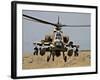 An AH-64A Peten Attack Helicopter of the Israeli Air Force-Stocktrek Images-Framed Photographic Print