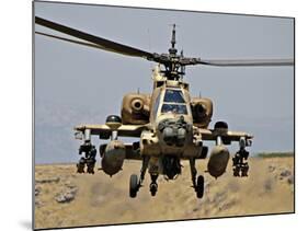 An AH-64A Peten Attack Helicopter of the Israeli Air Force-Stocktrek Images-Mounted Photographic Print