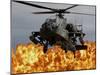 An AH-64D Apache Longbow During a Combined Arms Demonstration-Stocktrek Images-Mounted Photographic Print