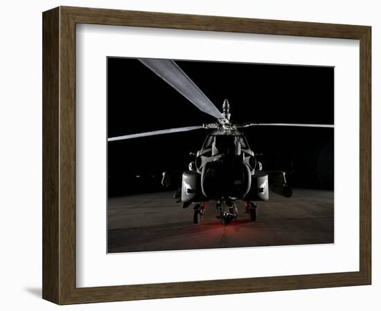 An Ah-64D Apache Longbow-null-Framed Photographic Print