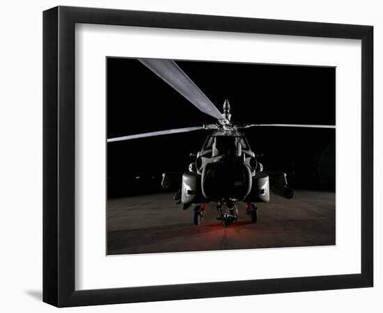 An Ah-64D Apache Longbow-null-Framed Photographic Print