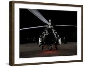 An Ah-64D Apache Longbow-null-Framed Photographic Print