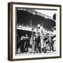 An Ailing Babe Ruth Thanking Crowd During Babe Ruth Day at Yankee Stadium-Ralph Morse-Framed Premium Photographic Print