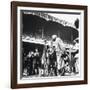 An Ailing Babe Ruth Thanking Crowd During Babe Ruth Day at Yankee Stadium-Ralph Morse-Framed Premium Photographic Print