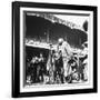 An Ailing Babe Ruth Thanking Crowd During Babe Ruth Day at Yankee Stadium-Ralph Morse-Framed Premium Photographic Print