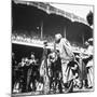 An Ailing Babe Ruth Thanking Crowd During Babe Ruth Day at Yankee Stadium-Ralph Morse-Mounted Premium Photographic Print