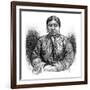 An Ainu Girl, Japan, 1895-E Ronjat-Framed Giclee Print