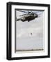 An Air Force Pararescueman Conducts a Combat Insertion and Extraction Exercise in Djibouti, Africa-null-Framed Photographic Print